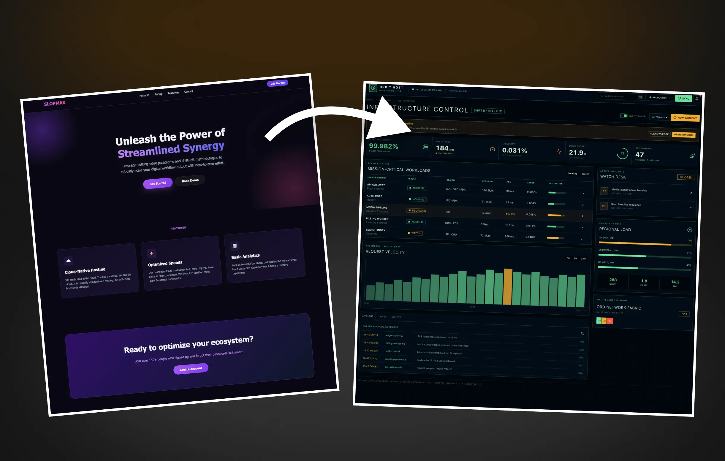 Make unique UI with agents