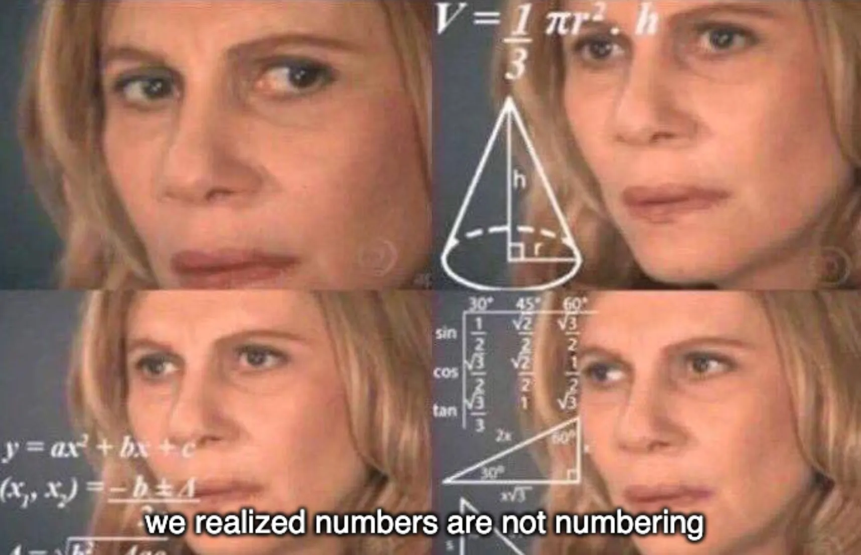 Numbers not Numbering