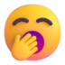 yawing face emoji