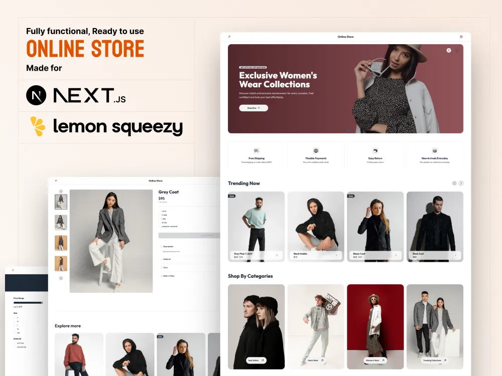 Online Store template