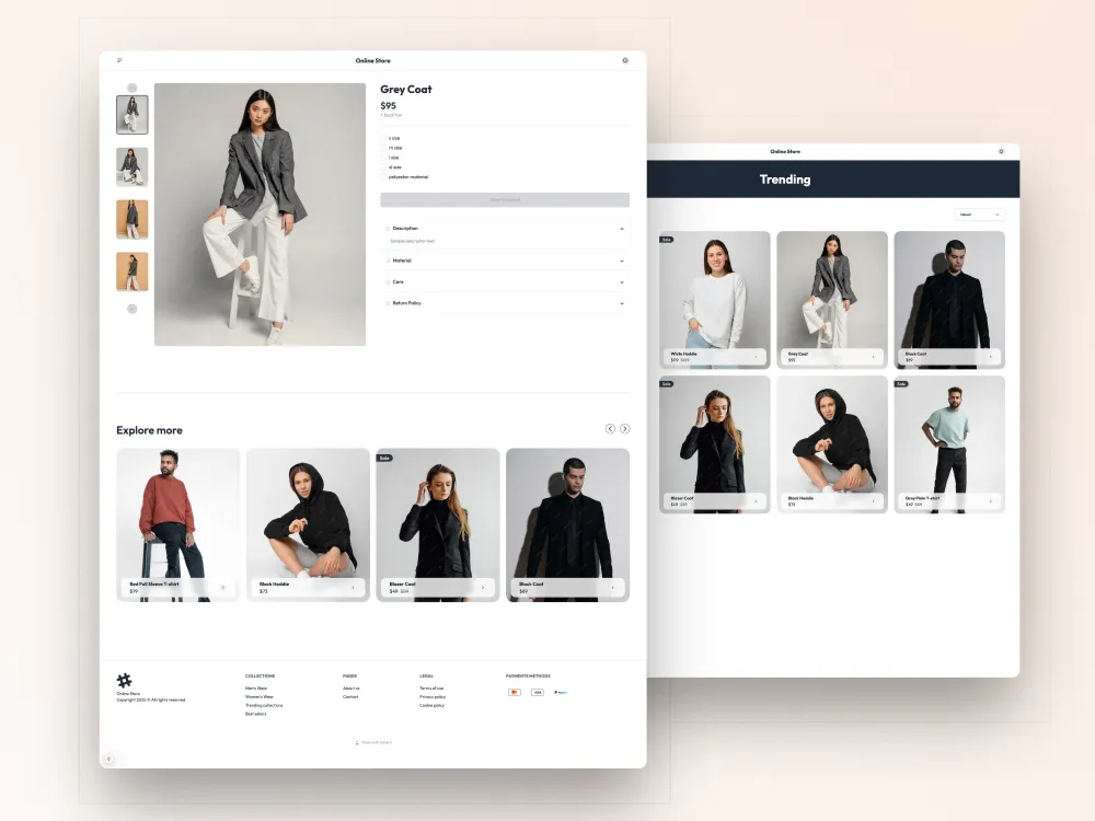 Online Store template