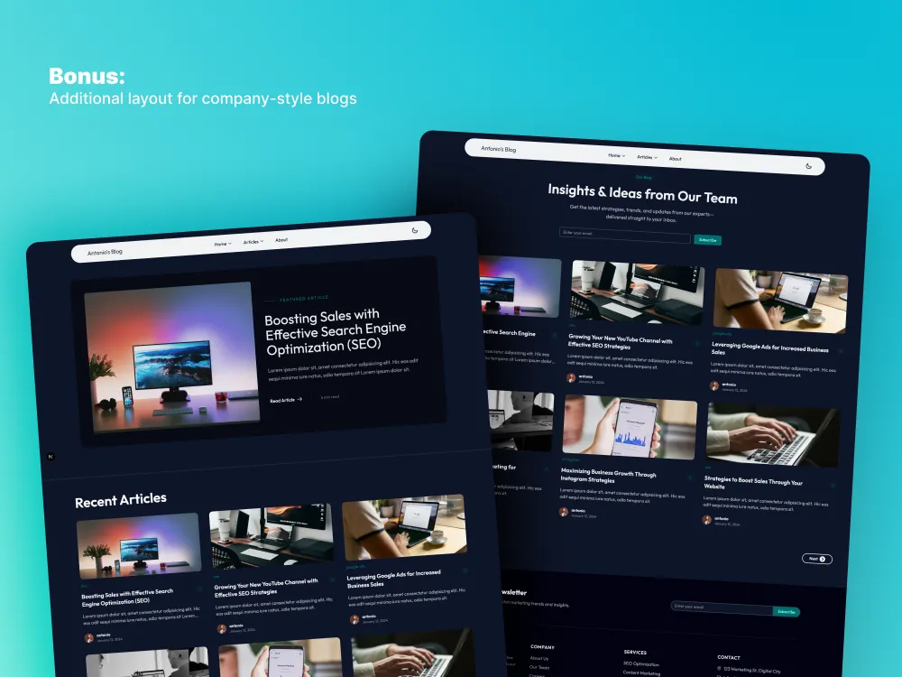 Blog template 2.0